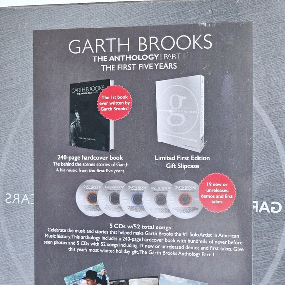 SEALED Limited First Edition Garth Brooks The Anthology Part 1 Set Book 5 CDs - Picture 7 of 11